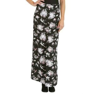Stillwater The Button Front Maxi Skirt Black/Pink